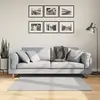 Image de vidaXL Tapis HUARTE à poils courts doux et lavable gris 120x120 cm