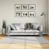 Image de vidaXL Tapis HUARTE à poils courts doux et lavable gris 160x160 cm