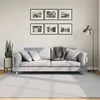 Image de vidaXL Tapis HUARTE à poils courts doux et lavable gris 200x200 cm