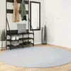 Image de vidaXL Tapis HUARTE à poils courts doux et lavable gris Ø 200 cm