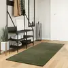 Image de vidaXL Tapis HUARTE à poils courts doux et lavable vert forêt 80x200cm