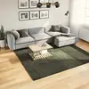 Image de vidaXL Tapis HUARTE à poils courts doux lavable vert forêt 240x240 cm