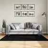 Image de vidaXL Tapis HUARTE à poils courts doux et lavable noir 120x170 cm