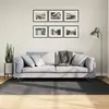 Image de vidaXL Tapis IZA poils courts style scandinave anthracite 140x200 cm