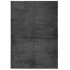 Image de vidaXL Tapis IZA poils courts style scandinave anthracite 160x230 cm