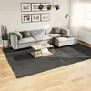 Image de vidaXL Tapis IZA poils courts style scandinave anthracite 240x340 cm
