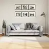 Image de vidaXL Tapis IZA poils courts style scandinave crème 140x200 cm