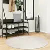 Image de vidaXL Tapis IZA poils courts style scandinave crème Ø 120 cm