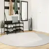 Image de vidaXL Tapis IZA poils courts style scandinave crème Ø 200 cm
