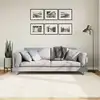 Image de vidaXL Tapis OVIEDO à poils courts beige 200x200 cm