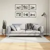 Image de vidaXL Tapis OVIEDO à poils courts crème 120x120 cm