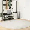 Image de vidaXL Tapis OVIEDO à poils courts crème Ø 200 cm