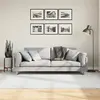 Image de vidaXL Tapis OVIEDO à poils courts gris 160x230 cm