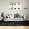Image de vidaXL Tapis OVIEDO à poils courts noir 160x230 cm