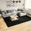 Image de vidaXL Tapis OVIEDO à poils courts noir 200x280 cm