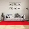 Image de vidaXL Tapis OVIEDO à poils courts rouge 140x200 cm