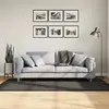 Image de vidaXL Tapis ISTAN à poils longs aspect brillant anthracite 100x200 cm