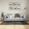 Image de vidaXL Tapis ISTAN à poils longs aspect brillant anthracite 120x170 cm
