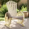 Image de vidaXL Chaises de jardin Adirondack lot de 4 bois de sapin massif