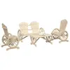 Image de vidaXL Salon de jardin 4 pcs bois de sapin massif