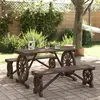 Image de vidaXL Ensemble à manger de jardin 3 pcs bois de sapin massif