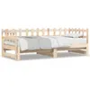 Image de vidaXL Lit coulissant sans matelas 2x(90x200) cm Bois massif