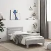 Image de vidaXL Cadre de lit sans matelas avec tête de lit 100x200 cm
