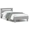 Image de vidaXL Cadre de lit sans matelas avec tête de lit 75x190 cm