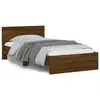 Image de vidaXL Cadre de lit sans matelas avec tête de lit 100x200 cm