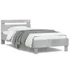 Image de vidaXL Cadre de lit sans matelas avec lumières LED 100x200 cm