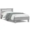 Image de vidaXL Cadre de lit sans matelas avec lumières LED 100x200 cm