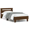Image de vidaXL Cadre de lit sans matelas avec lumières LED 75x190 cm