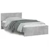 Image de vidaXL Cadre de lit sans matelas avec lumières LED 100x200 cm