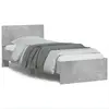 Image de vidaXL Cadre de lit sans matelas avec lumières LED 90x200 cm