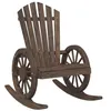 Image de vidaXL Schommelstoel Adirondack massief vurenhout