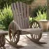Image de vidaXL Chaise à bascule Adirondack bois de sapin massif