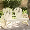 Image de vidaXL Chaise de jardin Adirondack 2 places bois de sapin massif