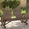 Image de vidaXL Chaise de jardin Adirondack 2 places bois de sapin massif