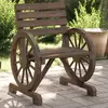 Image de vidaXL Chaises de jardin Bois de sapin massif