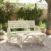 Image de vidaXL Salon de jardin 2 pcs bois de sapin massif