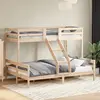 Image de vidaXL Lit superposé sans matelas 80x200/140x200 cm bois massif