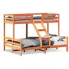 Image de vidaXL Lit superposé sans matelas 80x200/140x200 cm bois massif