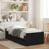 Image de vidaXL Cadre de lit sans matelas noir 75x190 cm