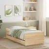Image de vidaXL Cadre de lit avec tiroirs sans matelas chêne sonoma 90x200 cm