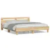 Image de vidaXL Cadre de lit sans matelas chêne sonoma 180x200 cm