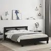Image de vidaXL Cadre de lit sans matelas noir 150x200 cm
