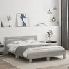 Image de vidaXL Cadre de lit sans matelas sonoma gris 150x200 cm