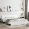 Image de vidaXL Cadre de lit sans matelas blanc 180x200 cm