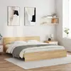 Image de vidaXL Cadre de lit sans matelas chêne sonoma 180x200 cm