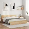 Image de vidaXL Cadre de lit sans matelas chêne sonoma 160x200 cm